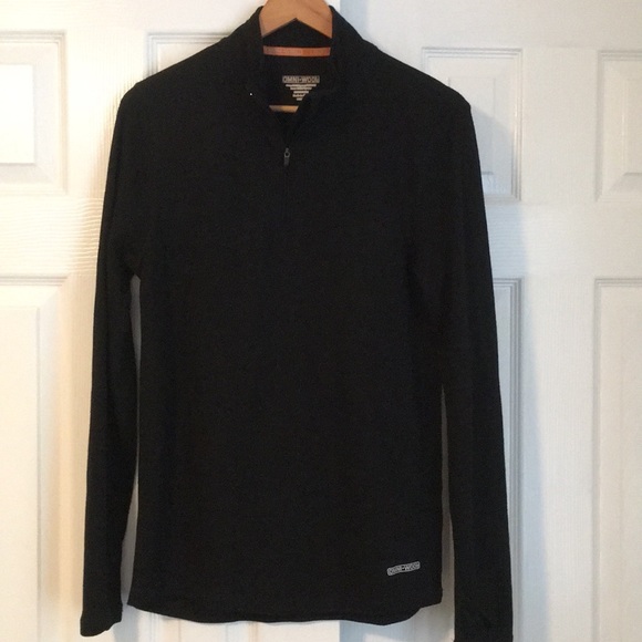 Omni-Wool Other - Omni-Wool Zip Pullover Layering Shirt Black Size M